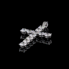13ctw Prong Round Symbol Pendant