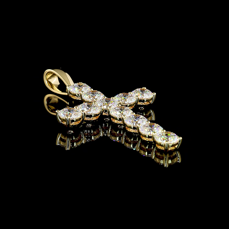 13ctw Prong Round Symbol Pendant