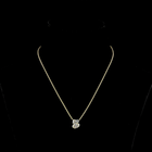 2-1/4ctw Prong Oval & Emerald Pendant Pendant