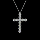 3ctw Prong Round Symbol Pendant