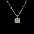 1ctw Prong Round Solitaire Pendant