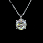 2ctw Prong Round Solitaire Pendant