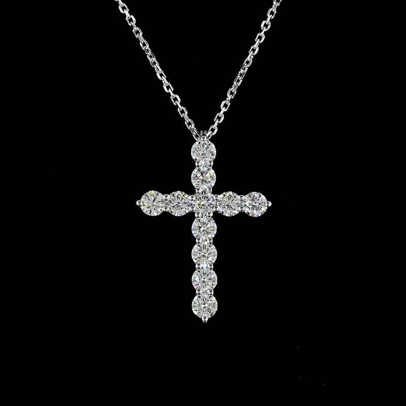 1ctw Prong Round Symbol Pendant