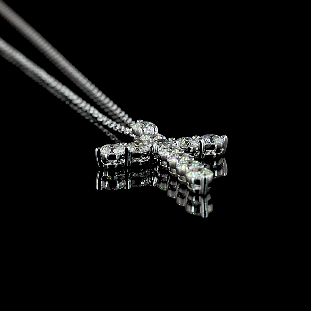1ctw Prong Round Symbol Pendant