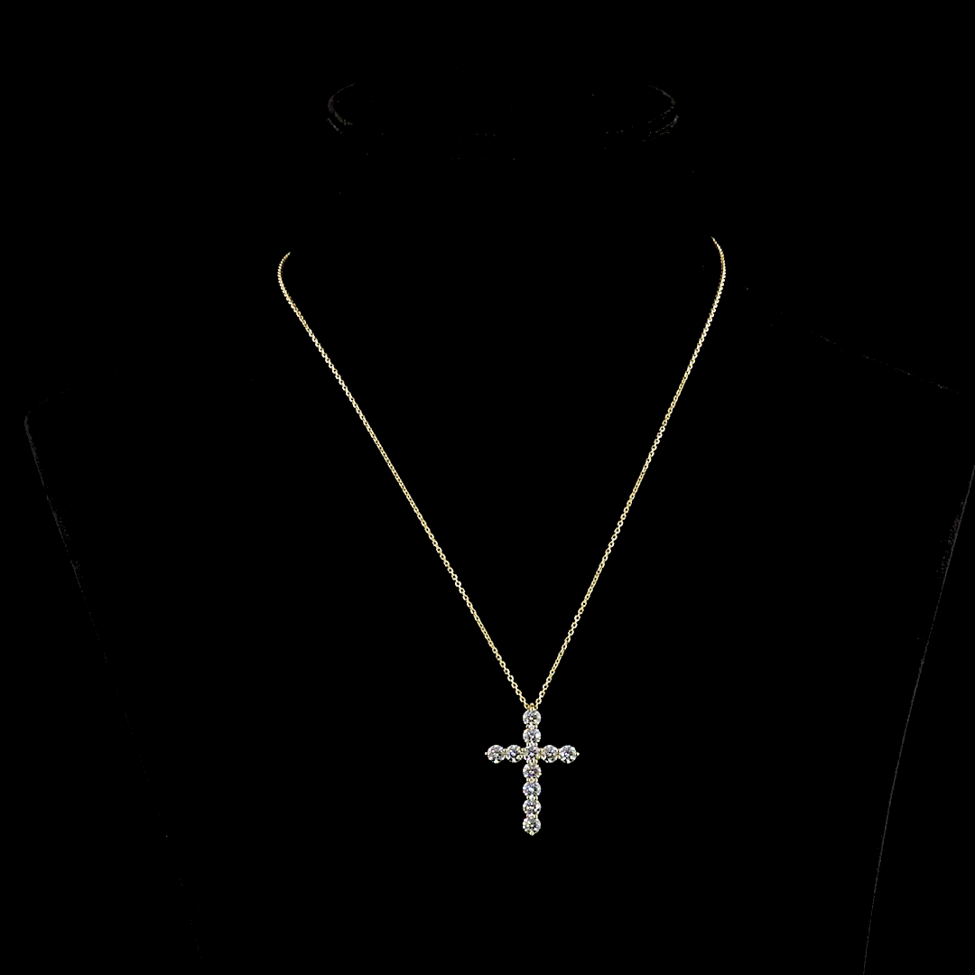 1ctw Prong Round Symbol Pendant