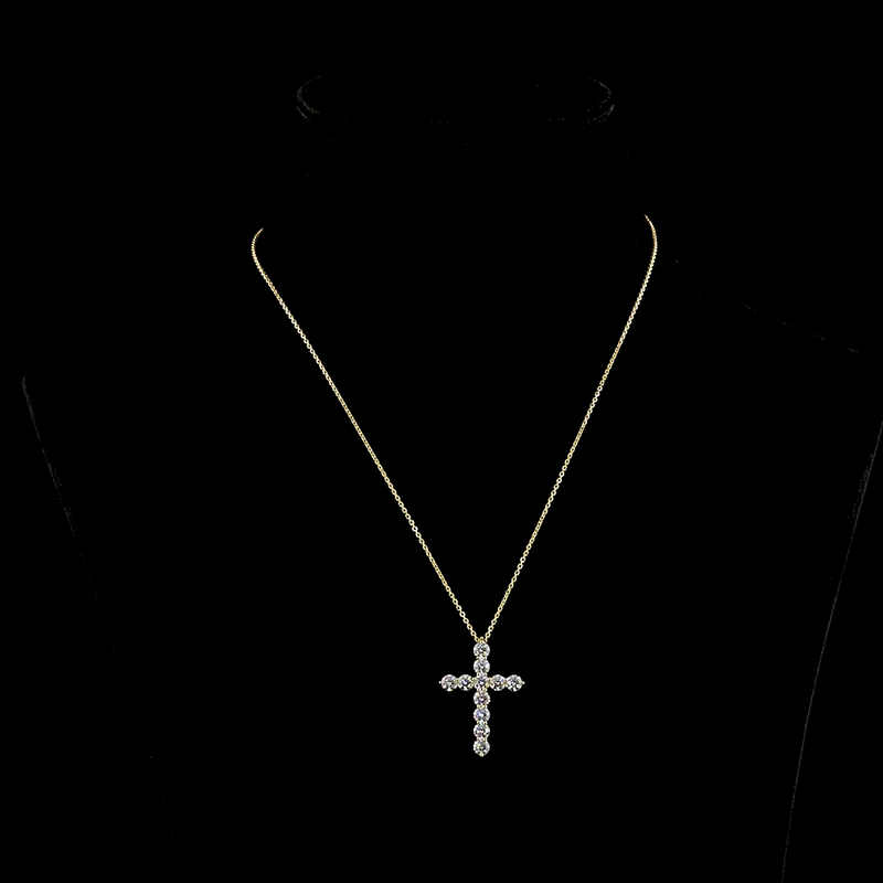 1ctw Prong Round Symbol Pendant