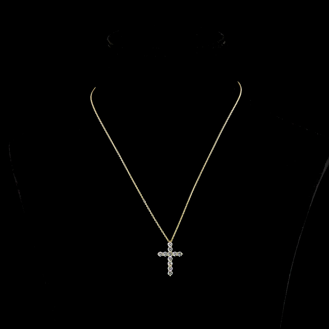 2ctw Prong Round Symbol Pendant