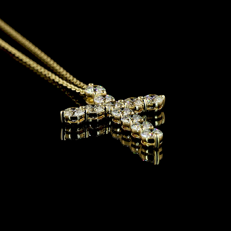 2ctw Prong Round Symbol Pendant