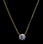 2ctw Prong Round Solitaire Pendant