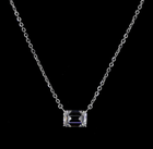 3ctw Prong Emerald Solitaire Pendant