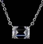 3ctw Prong Emerald Solitaire Pendant