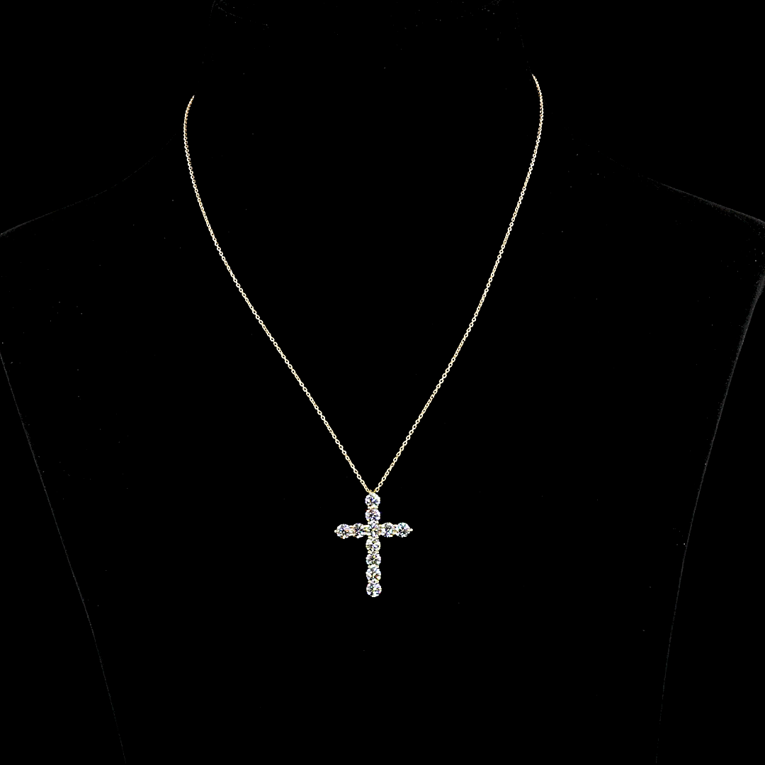 4ctw Prong Round Symbol Pendant