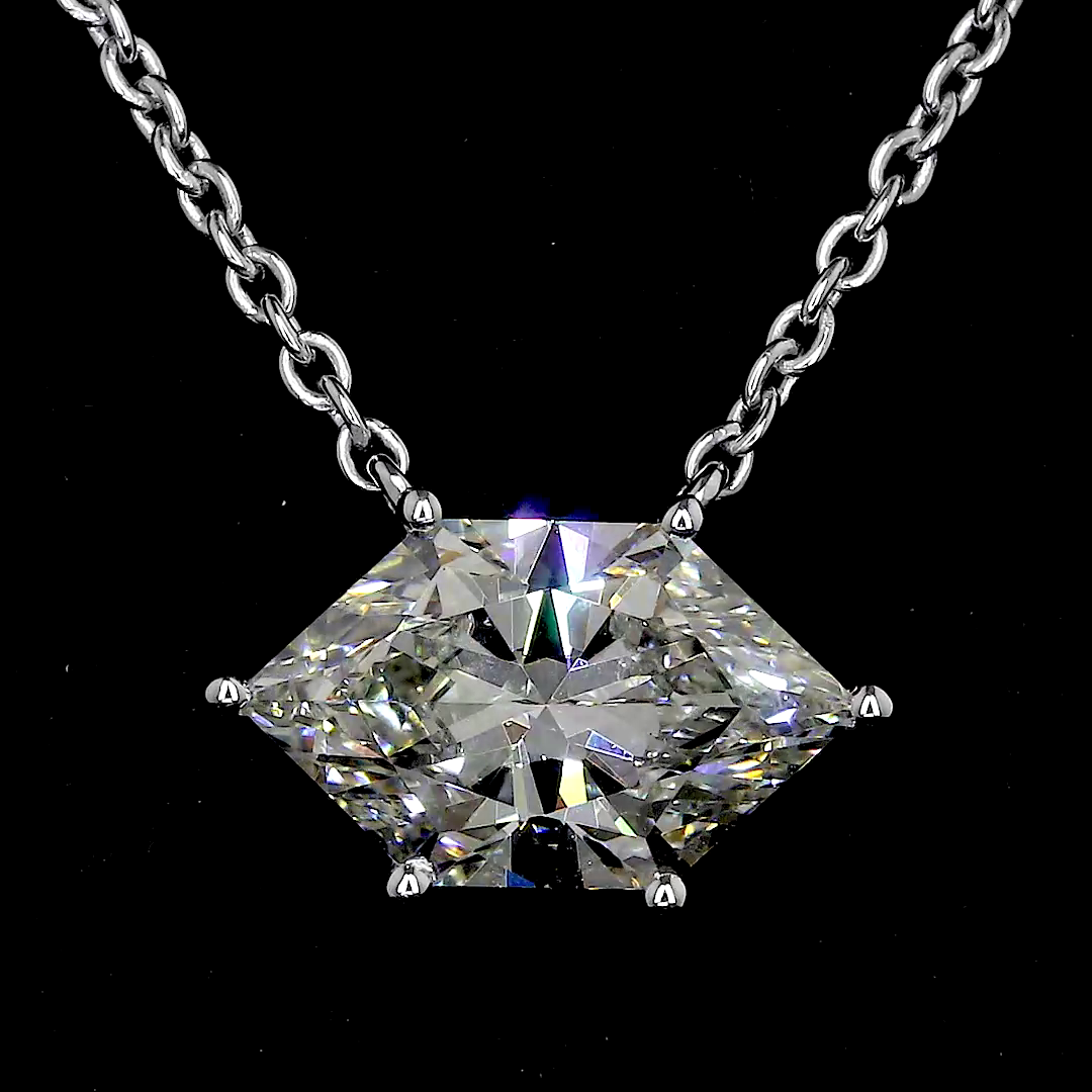 1-1/2ctw Prong Antique Marquise Solitaire Pendant