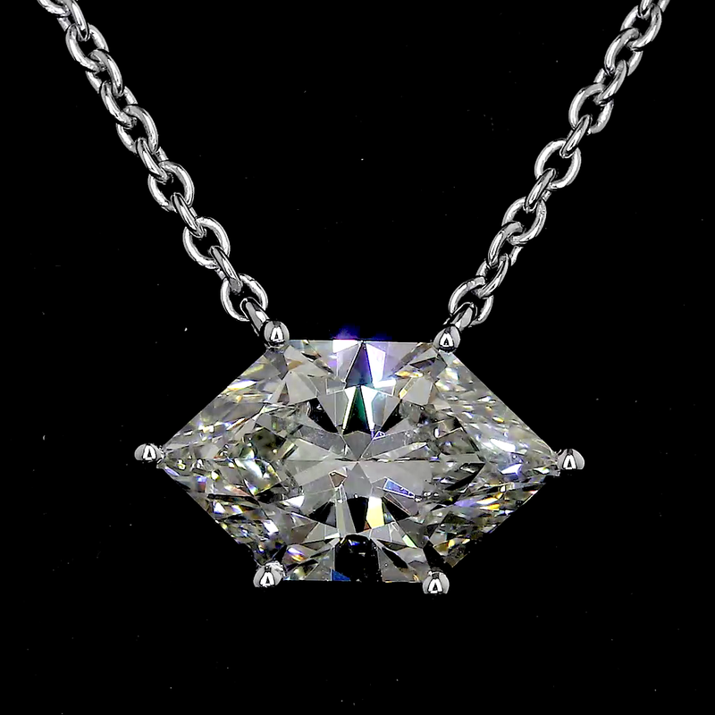 1-1/2ctw Prong Antique Marquise Solitaire Pendant