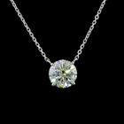 1-1/2ctw Prong Round Solitaire Pendant