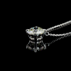 1-1/2ctw Prong Round Solitaire Pendant