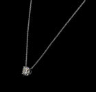 3ctw Prong East West Cushion Solitaire Pendant