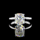 2-3/4ct Cushion Diamond Solitaire Engagement Ring