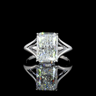 4ct Radiant Diamond Solitaire Engagement Ring
