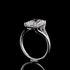 4ct Radiant Diamond Solitaire Engagement Ring