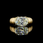 3ct Cushion Brilliant Diamond Solitaire Engagement Ring
