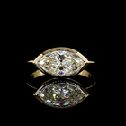 2ct Marquise Diamond Solitaire Engagement Ring