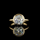 3ct Round Diamond Solitaire Engagement Ring