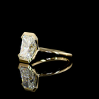 3ct Radiant Diamond Solitaire Engagement Ring