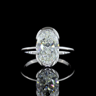 3ct Oval Diamond Solitaire Engagement Ring