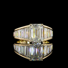 2ct Prong Emerald Special Engagement Ring