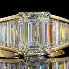 2ct Prong Emerald Special Engagement Ring