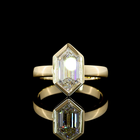 2ct Step Marquise Diamond Solitaire Engagement Ring