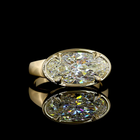 3ct Oval Diamond Solitaire Engagement Ring