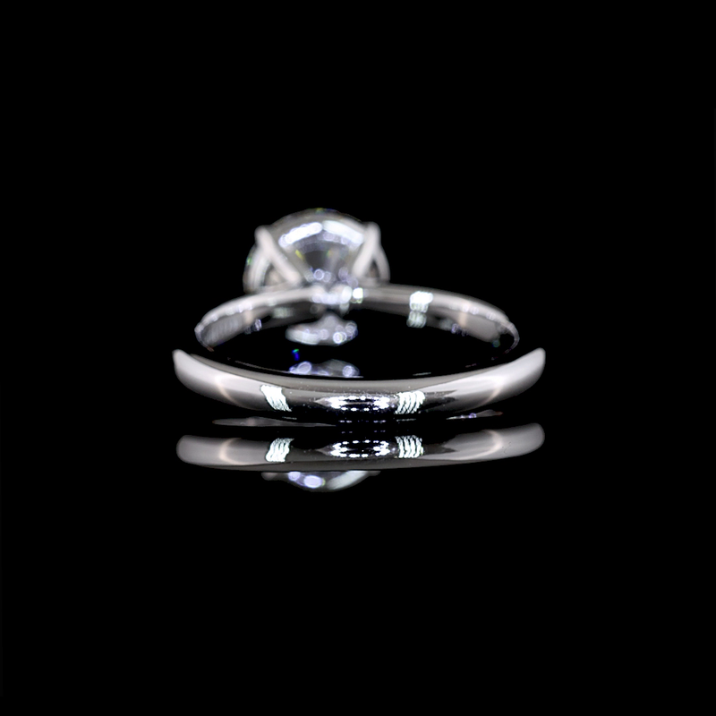 2ct Round Diamond Solitaire Engagement Ring