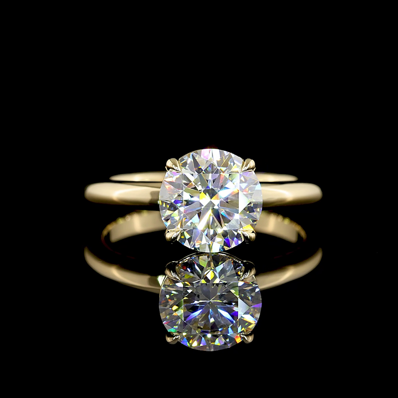 2ct Round Diamond Solitaire Engagement Ring