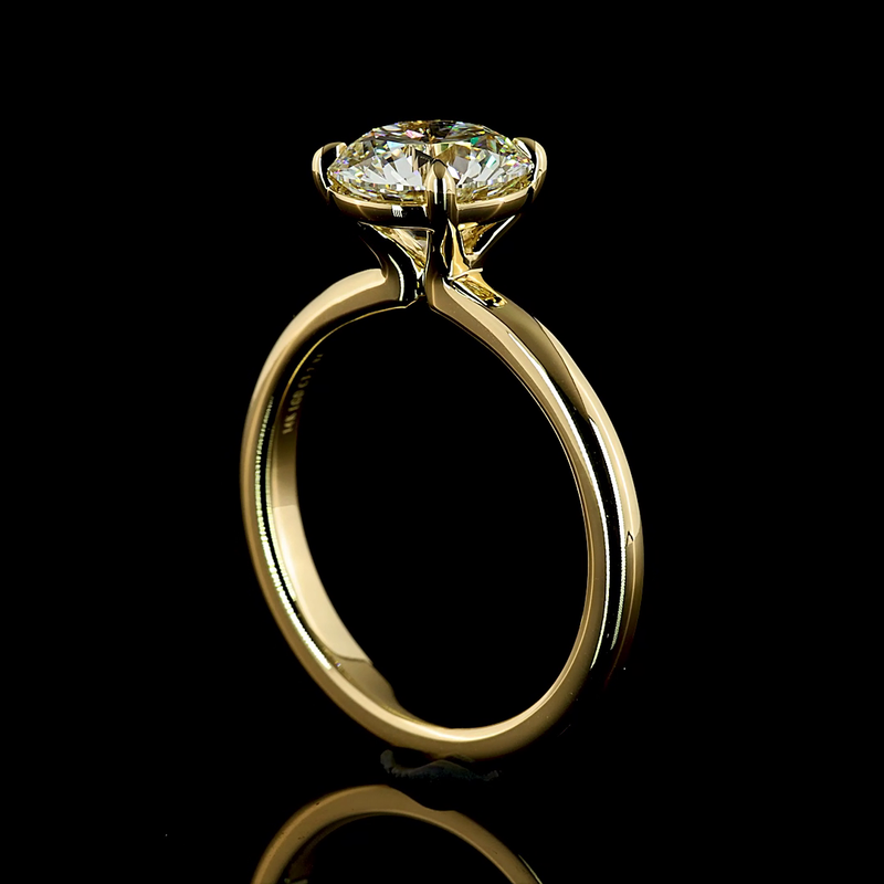 2ct Round Diamond Solitaire Engagement Ring