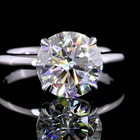 3ct Round Diamond Solitaire Engagement Ring