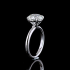 3ct Round Diamond Solitaire Engagement Ring