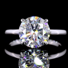 3ct Round Diamond Hidden Halo Engagement Ring