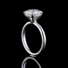 3ct Round Diamond Hidden Halo Engagement Ring