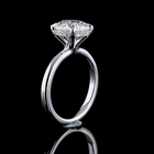 3ct Round Diamond Hidden Halo Engagement Ring