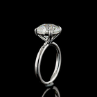 5ct Round Diamond Solitaire Engagement Ring