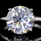 5ct Round Diamond Hidden Halo Engagement Ring