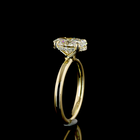 2ct Oval Diamond Hidden Halo Engagement Ring