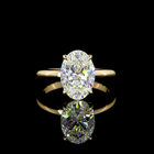 3ct Oval Diamond Solitaire Engagement Ring