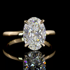 5ct Oval Diamond Solitaire Engagement Ring
