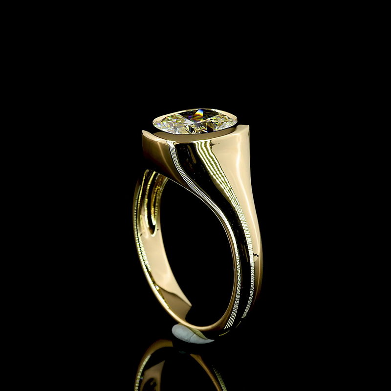 2ct Cushion Brilliant Diamond Solitaire Engagement Ring