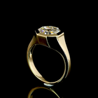 2ct Octagon Diamond Solitaire Engagement Ring