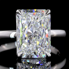 4ct Radiant Diamond Solitaire Engagement Ring