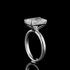 4ct Radiant Diamond Solitaire Engagement Ring